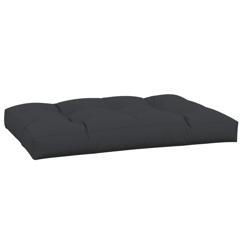 Cuscino per Pallet Nero 120x80x12 cm in Tessuto | homemem39