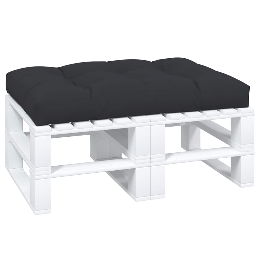 Cuscino per Pallet Nero 120x80x12 cm in Tessuto | homemem39