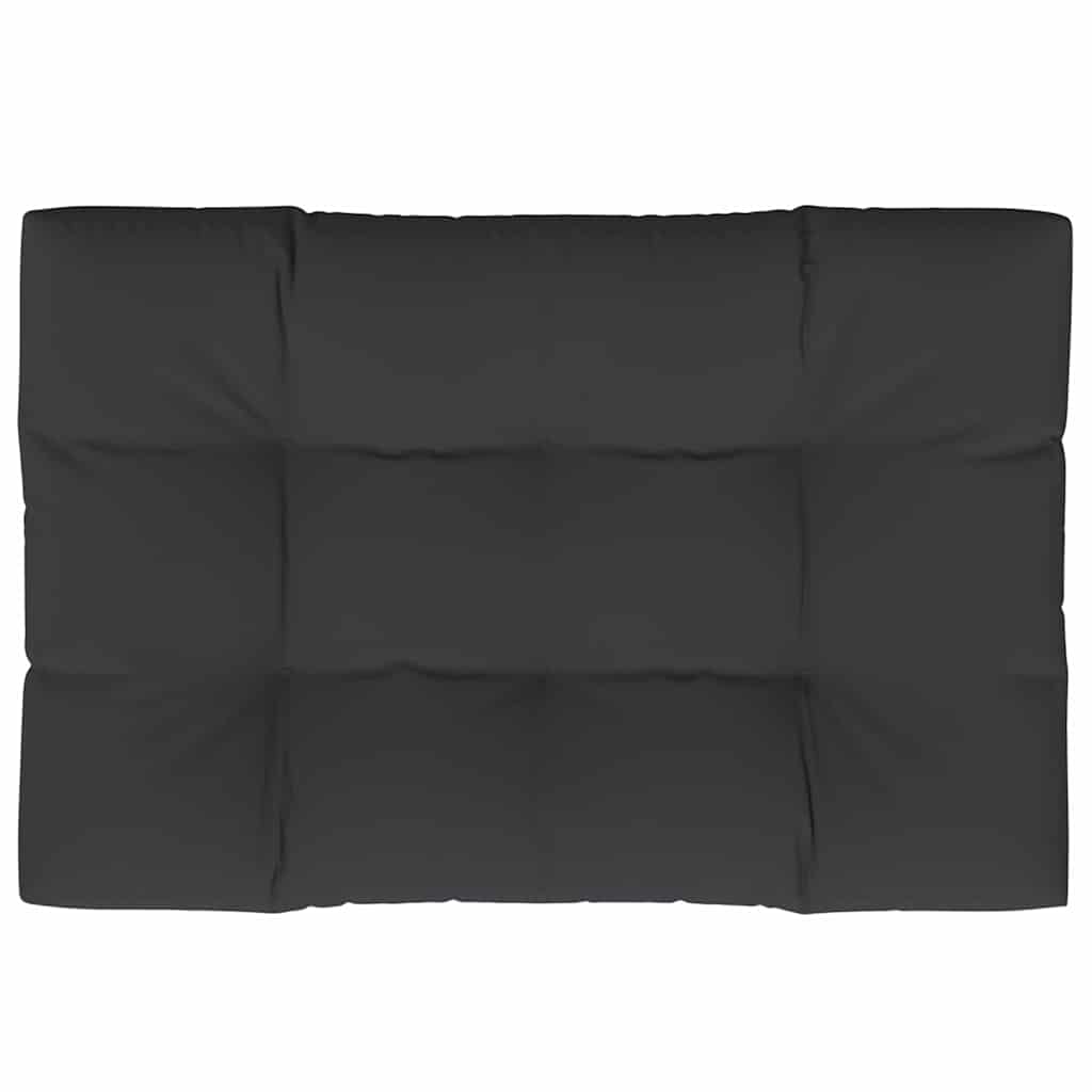 Cuscino per Pallet Nero 120x80x12 cm in Tessuto | homemem39