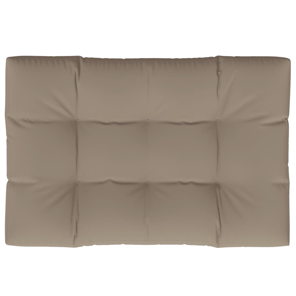 Cuscino per Pallet Tortora 120x80x12 cm in Tessuto | homemem39