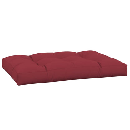 Cuscino per Pallet 120 x 80 x 12 cm Rosso Vino in Tessuto | homemem39