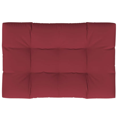 Cuscino per Pallet 120 x 80 x 12 cm Rosso Vino in Tessuto | homemem39