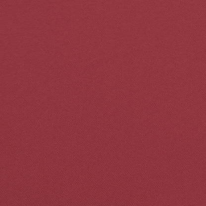 Cuscino per Pallet 120 x 80 x 12 cm Rosso Vino in Tessuto | homemem39