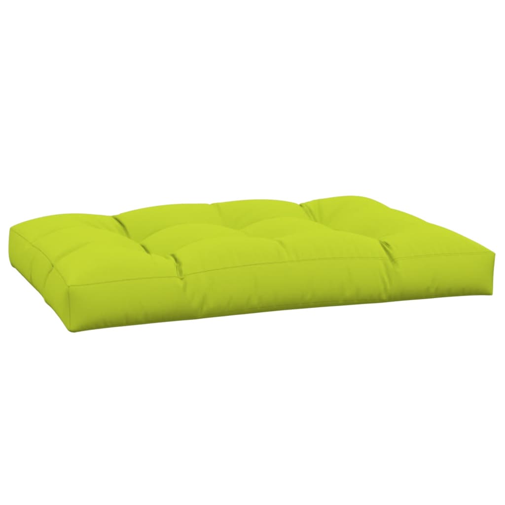 Cuscino per Pallet Verde Brillante 120x80x12 cm in Tessuto | homemem39