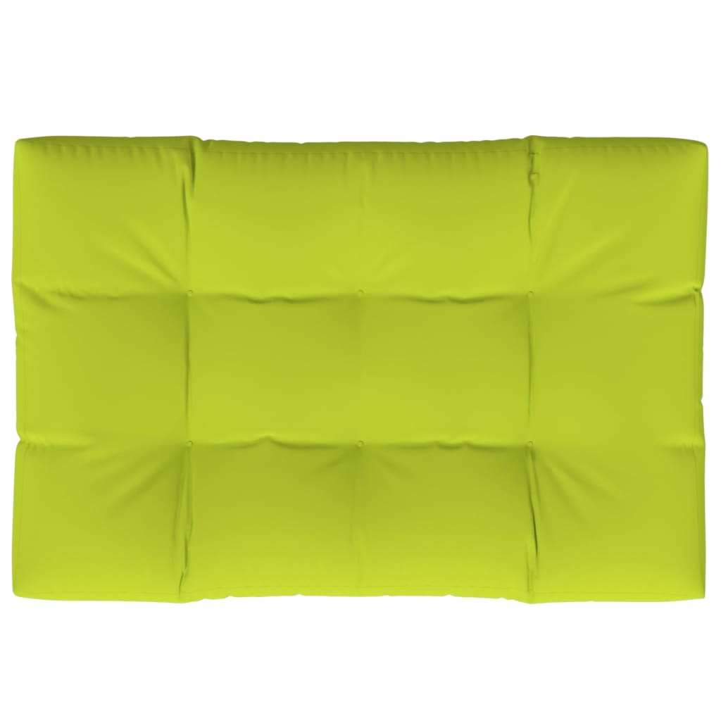 Cuscino per Pallet Verde Brillante 120x80x12 cm in Tessuto | homemem39
