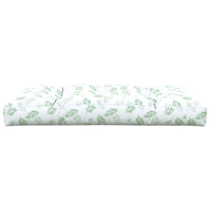 Cuscino per Pallet con Motivo a Foglie 120x80x12 cm in Tessuto | homemem39
