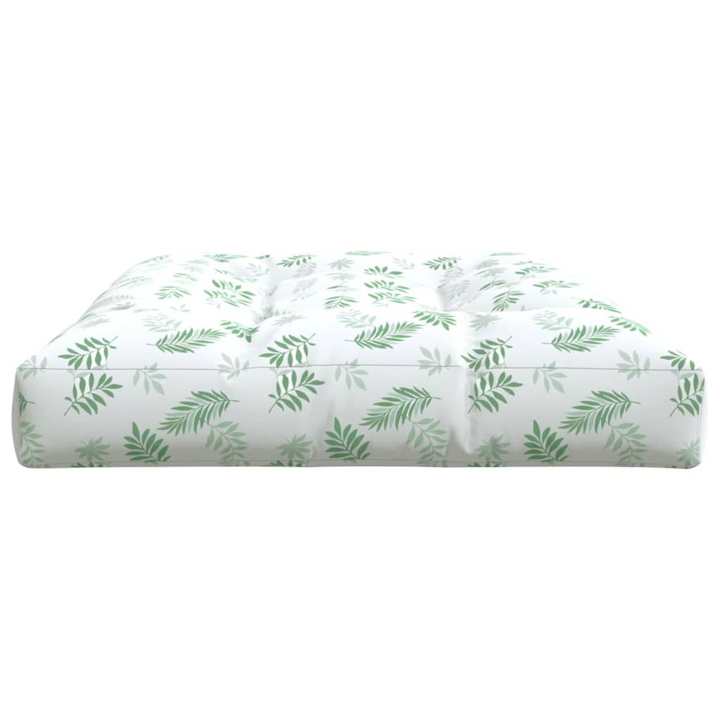 Cuscino per Pallet con Motivo a Foglie 120x80x12 cm in Tessuto | homemem39
