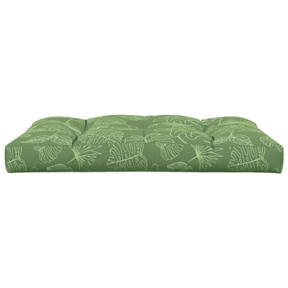 Cuscino per Pallet con Motivo a Foglie 120x80x12 cm in Tessuto | homemem39