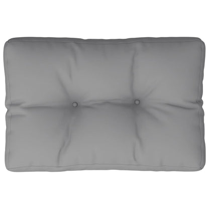Cuscino per Pallet Grigio 50x40x12 cm in Tessuto | homemem39