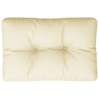 Cuscino per Pallet Crema 50x40x12 cm in Tessuto | homemem39
