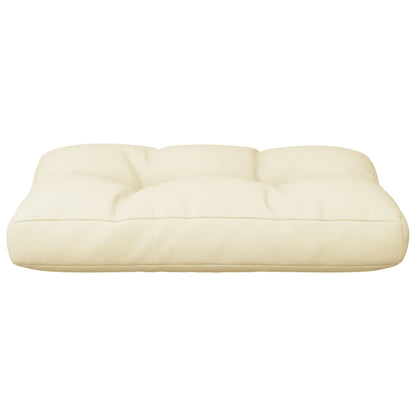 Cuscino per Pallet Crema 50x40x12 cm in Tessuto | homemem39