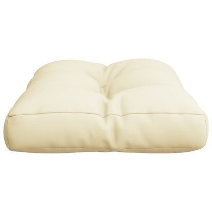 Cuscino per Pallet Crema 50x40x12 cm in Tessuto | homemem39