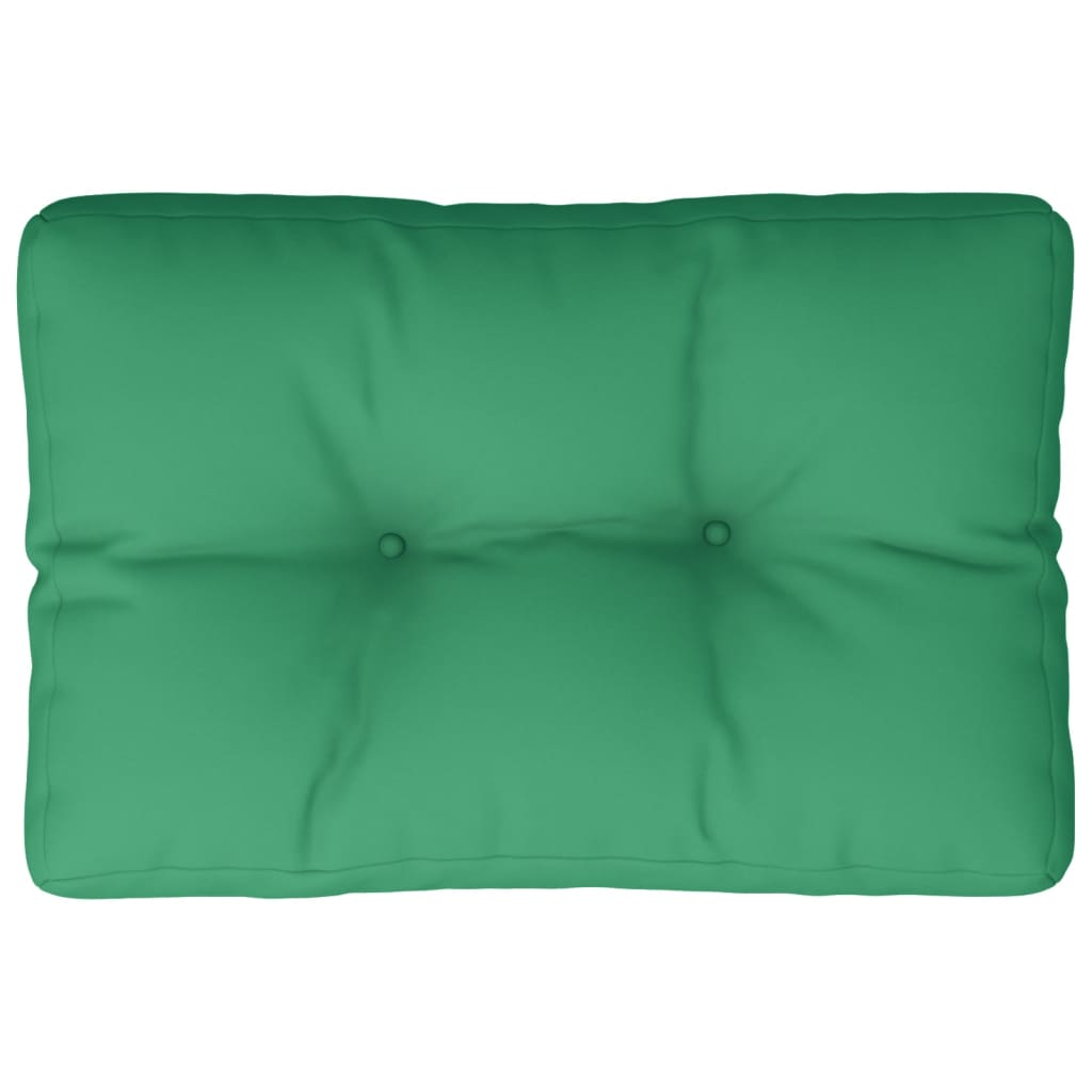 Cuscino per Pallet Verde 50x40x12 cm in Tessuto | homemem39