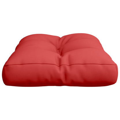 Cuscino per Pallet Rosso 50x40x12 cm in Tessuto | homemem39