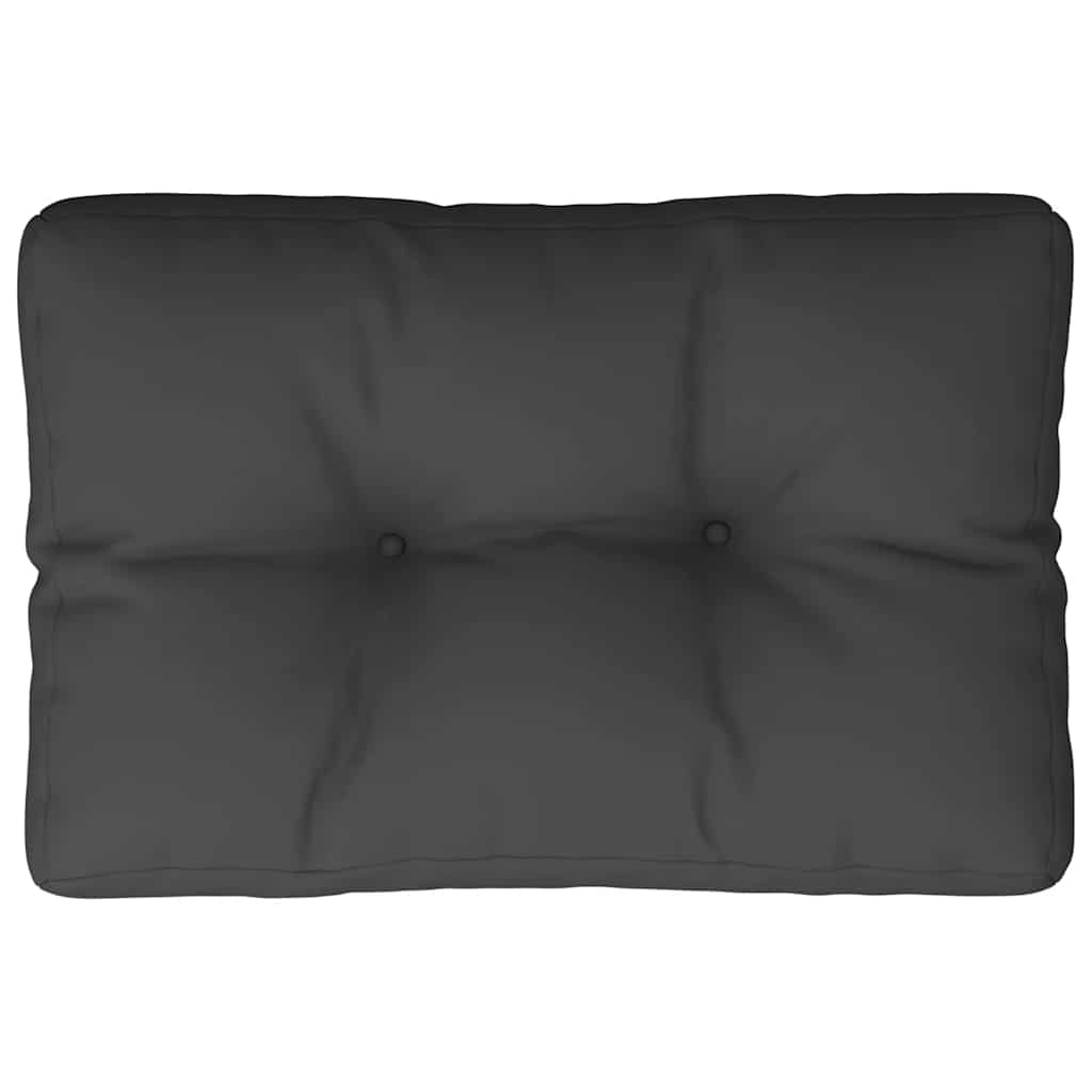 Cuscino per Pallet Nero 50x40x12 cm in Tessuto | homemem39