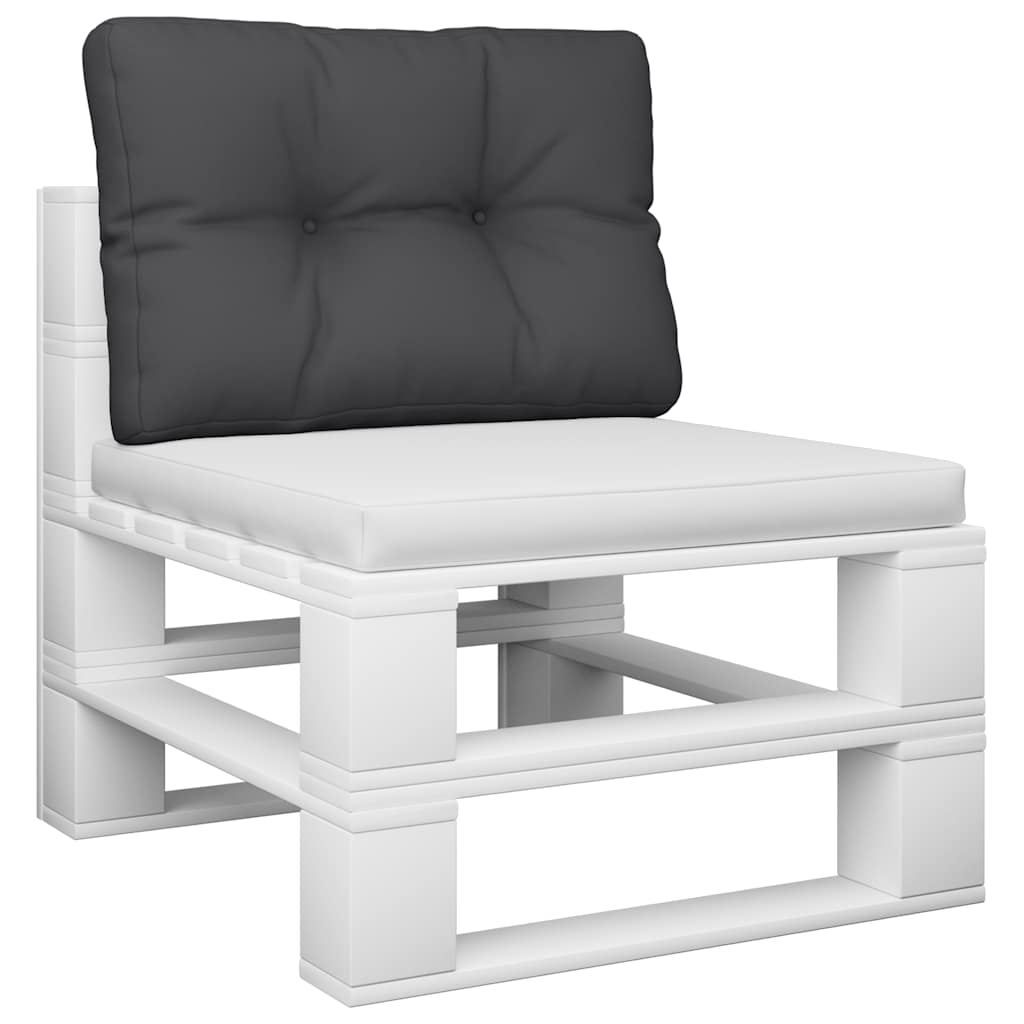 Cuscino per Pallet Nero 50x40x12 cm in Tessuto | homemem39