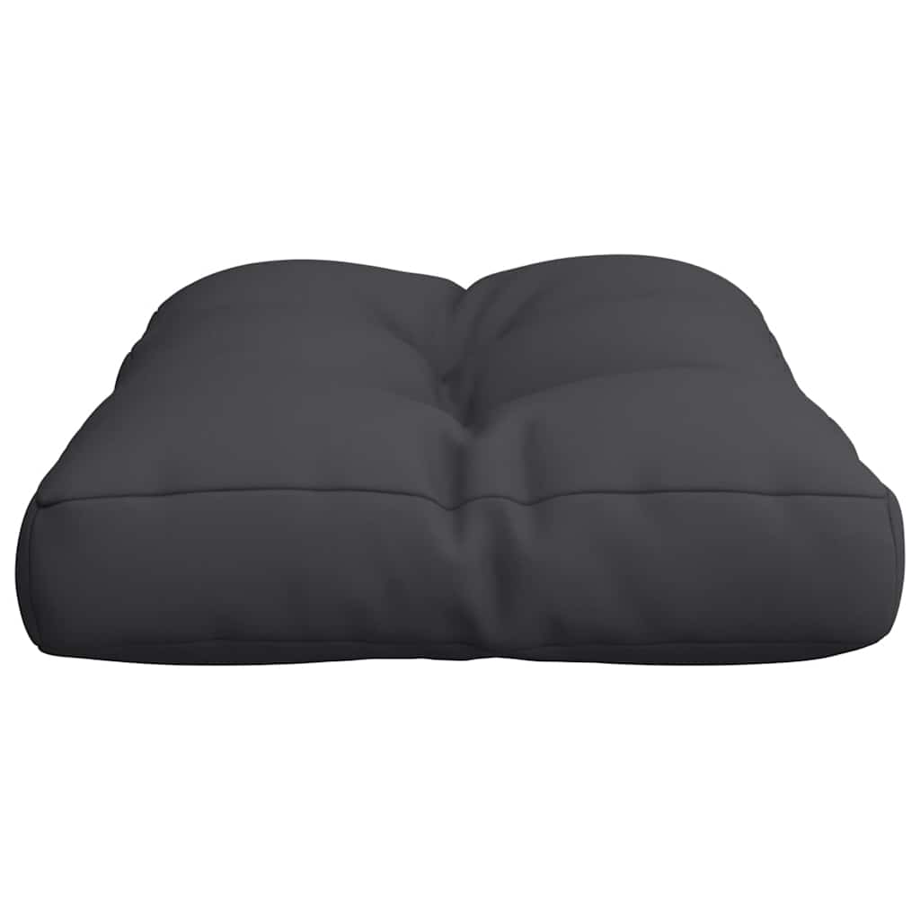 Cuscino per Pallet Nero 50x40x12 cm in Tessuto | homemem39