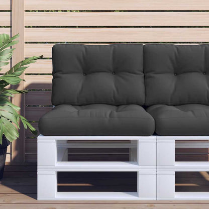 Cuscino per Pallet Nero 50x40x12 cm in Tessuto | homemem39