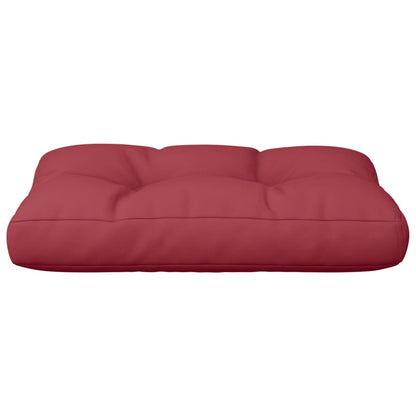 Cuscino per Pallet Rosso Vino 50x40x12 cm in Tessuto | homemem39