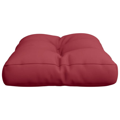 Cuscino per Pallet Rosso Vino 50x40x12 cm in Tessuto | homemem39
