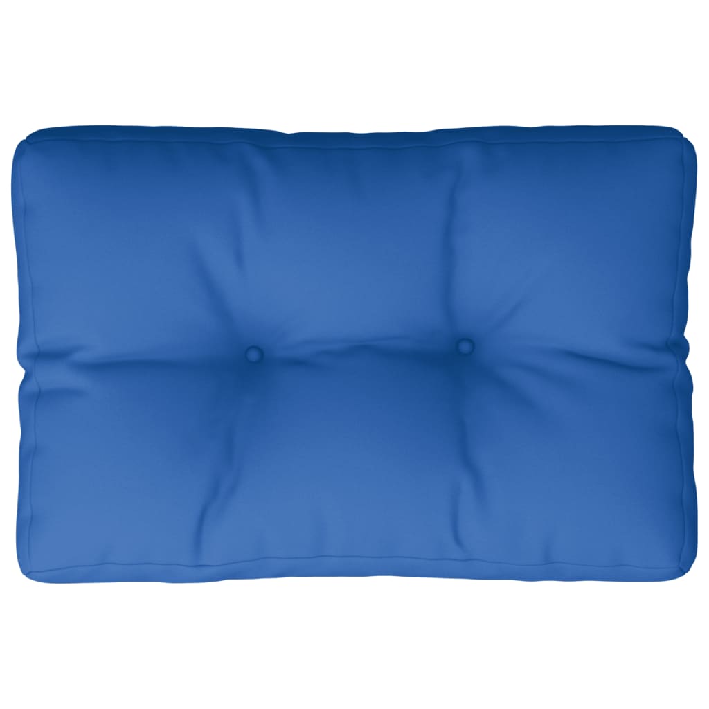 Cuscino per Pallet Blu Reale 50x40x12 cm in Tessuto | homemem39