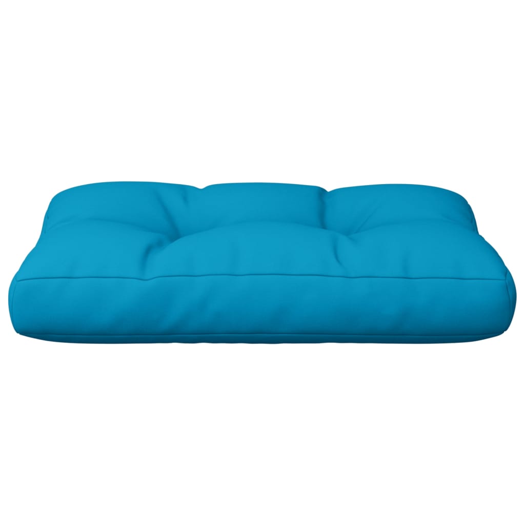 Cuscino per Pallet Blu Chiaro 60x40x12 cm in Tessuto | homemem39