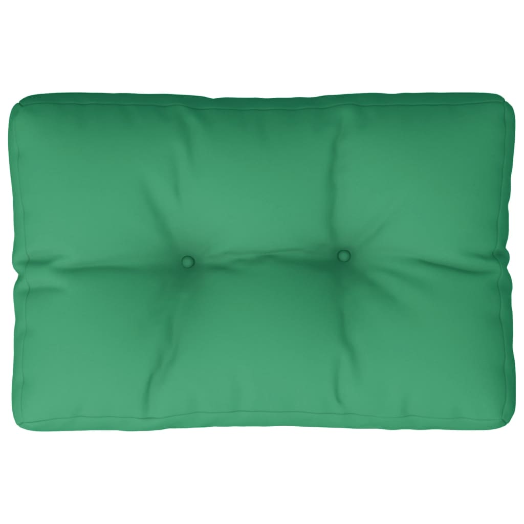 Cuscino per Pallet Verde 60x40x12 cm in Tessuto | homemem39
