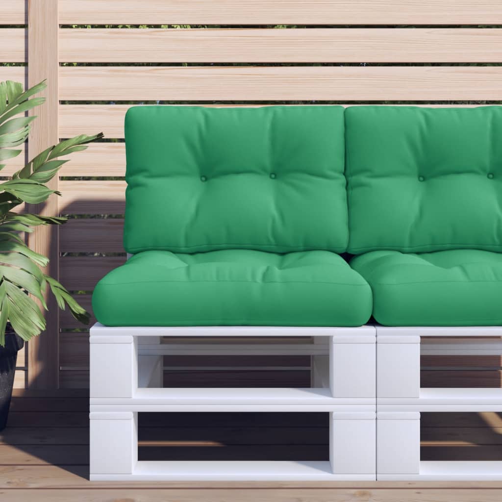 Cuscino per Pallet Verde 60x40x12 cm in Tessuto | homemem39