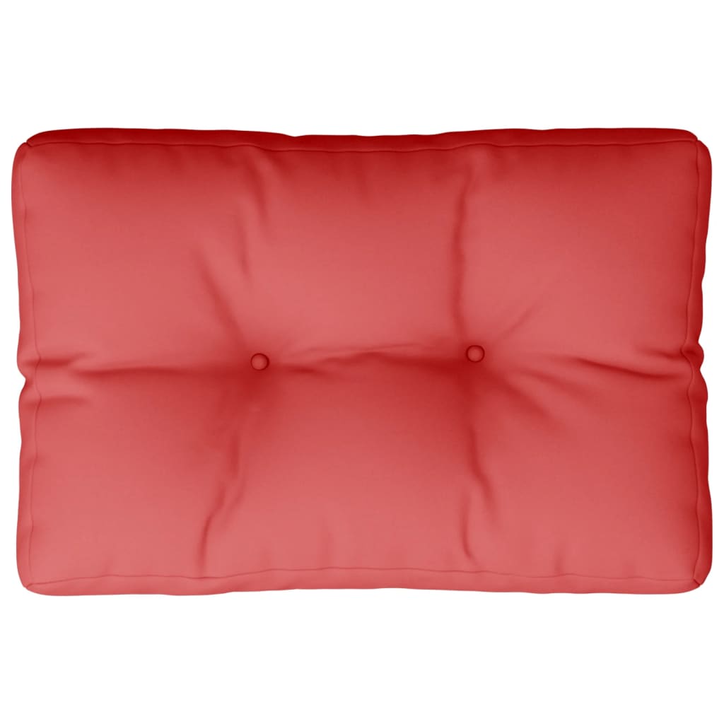 Cuscino per Pallet Rosso 60x40x12 cm in Tessuto | homemem39