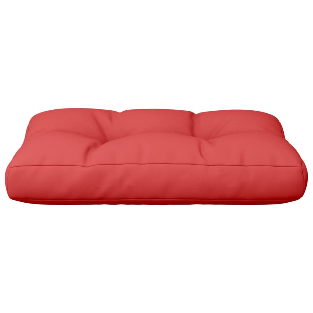 Cuscino per Pallet Rosso 60x40x12 cm in Tessuto | homemem39