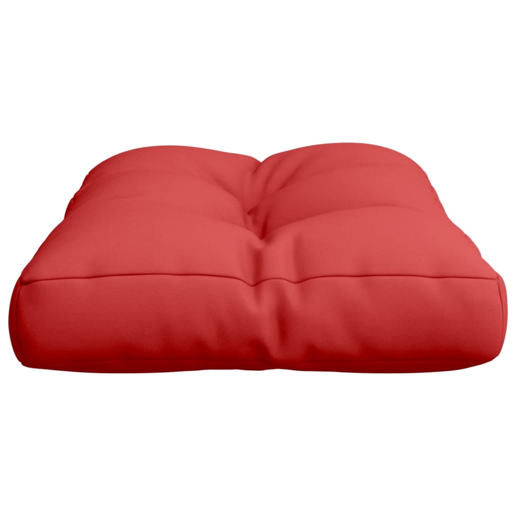 Cuscino per Pallet Rosso 60x40x12 cm in Tessuto | homemem39