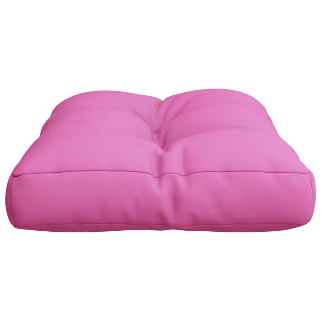 Cuscino per Pallet Rosa 60x40x12 cm Tessuto - homemem39