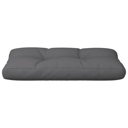 Cuscino per Pallet Antracite 70x40x12 cm in Tessuto | homemem39
