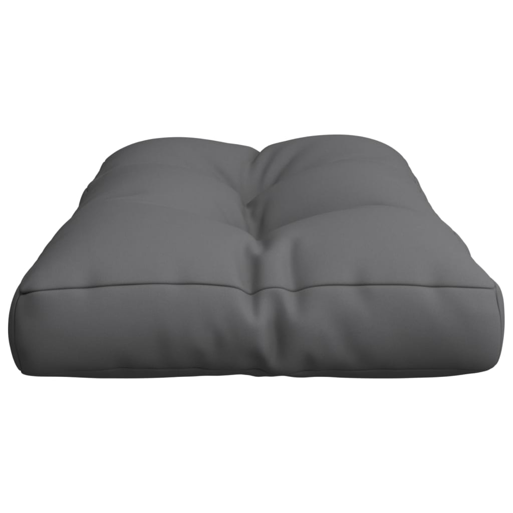 Cuscino per Pallet Antracite 70x40x12 cm in Tessuto | homemem39