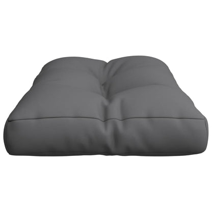 Cuscino per Pallet Antracite 70x40x12 cm in Tessuto | homemem39