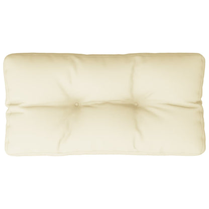 Cuscino per Pallet Crema 70x40x12 cm in Tessuto | homemem39