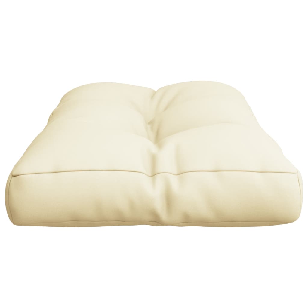 Cuscino per Pallet Crema 70x40x12 cm in Tessuto | homemem39