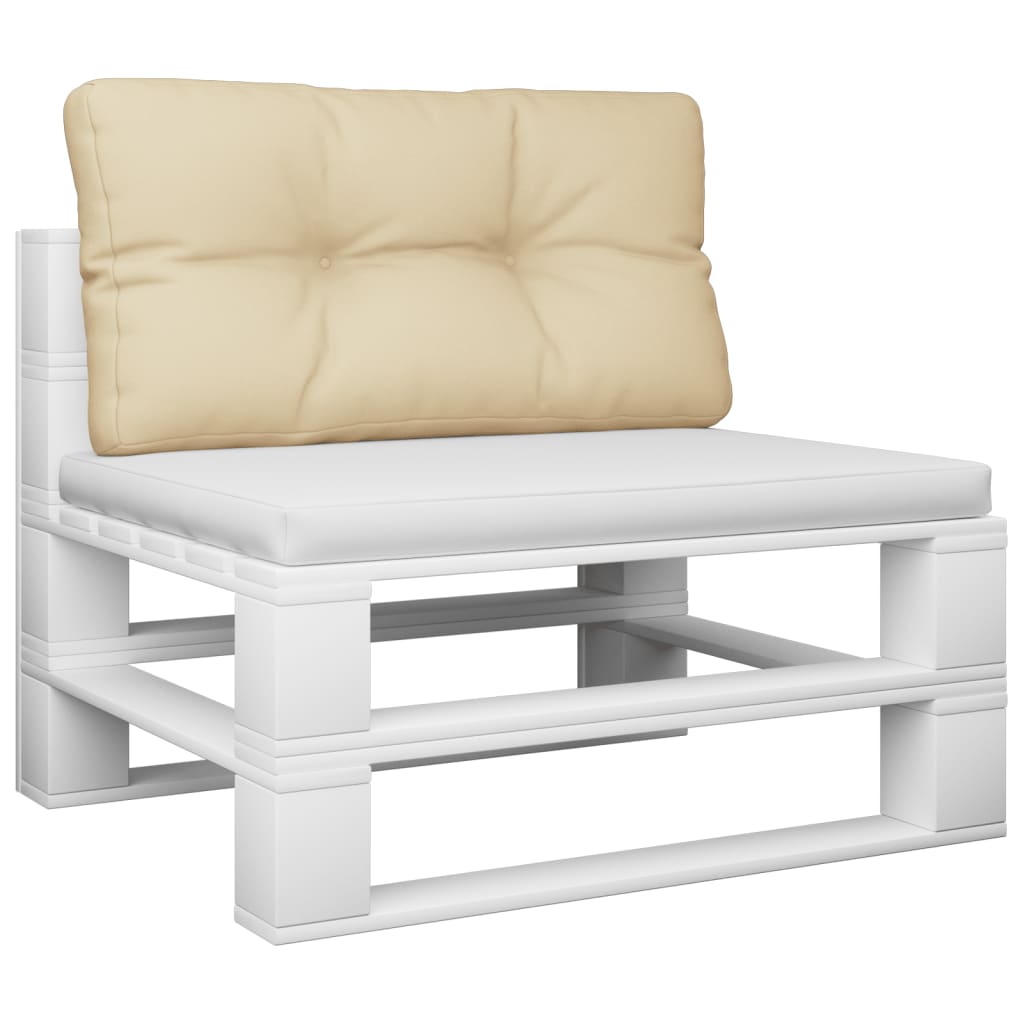 Cuscino per Pallet Beige 70x40x12 cm in Tessuto | homemem39