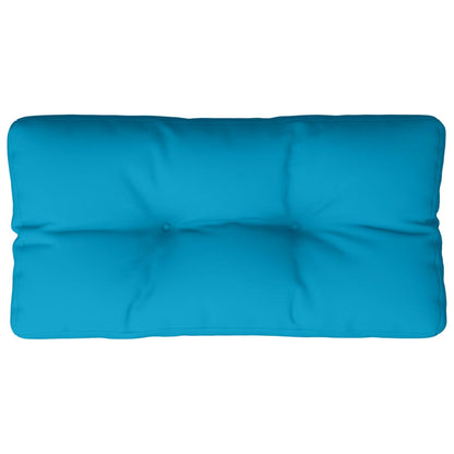 Cuscino per Pallet Blu Chiaro 70x40x12 cm in Tessuto | homemem39