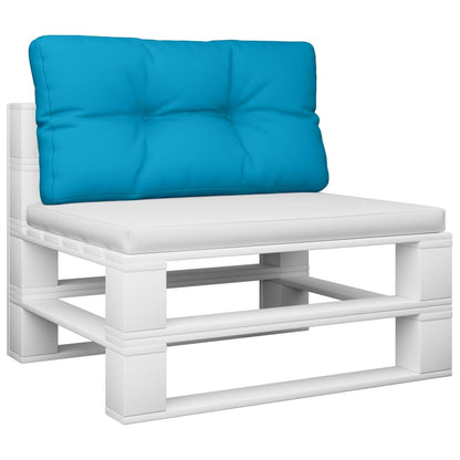 Cuscino per Pallet Blu Chiaro 70x40x12 cm in Tessuto | homemem39