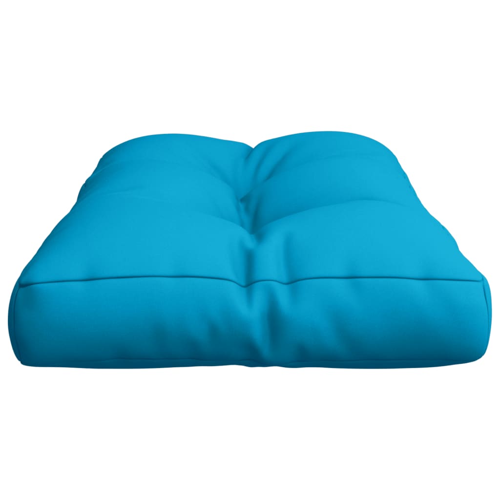 Cuscino per Pallet Blu Chiaro 70x40x12 cm in Tessuto | homemem39