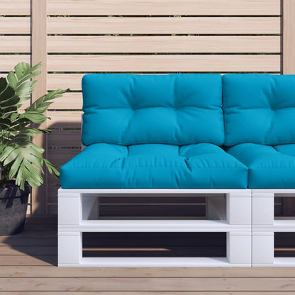 Cuscino per Pallet Blu Chiaro 70x40x12 cm in Tessuto | homemem39