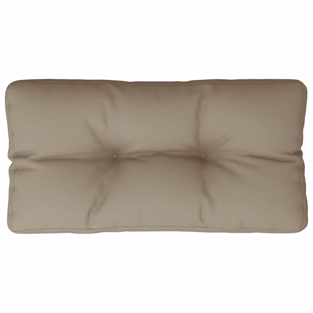 Cuscino per Pallet Tortora 70x40x12 cm in Tessuto | homemem39