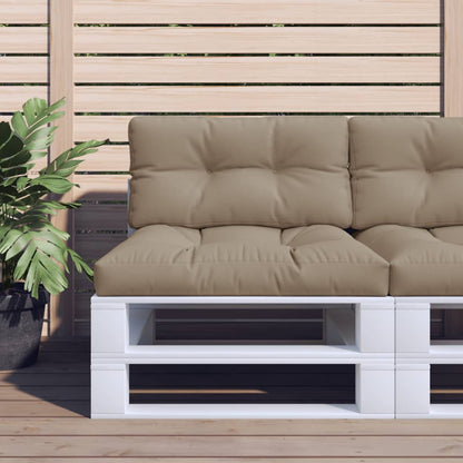 Cuscino per Pallet Tortora 70x40x12 cm in Tessuto | homemem39