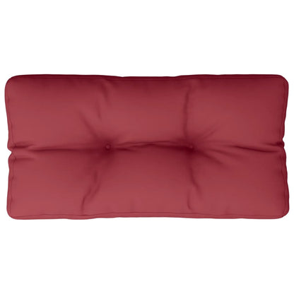 Cuscino per Pallet Rosso Vino 70x40x12 cm in Tessuto | homemem39