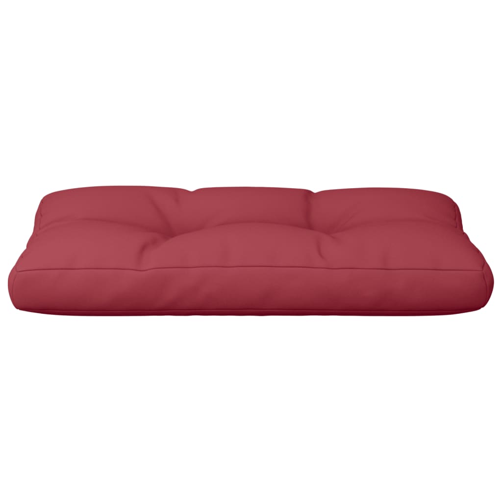 Cuscino per Pallet Rosso Vino 70x40x12 cm in Tessuto | homemem39