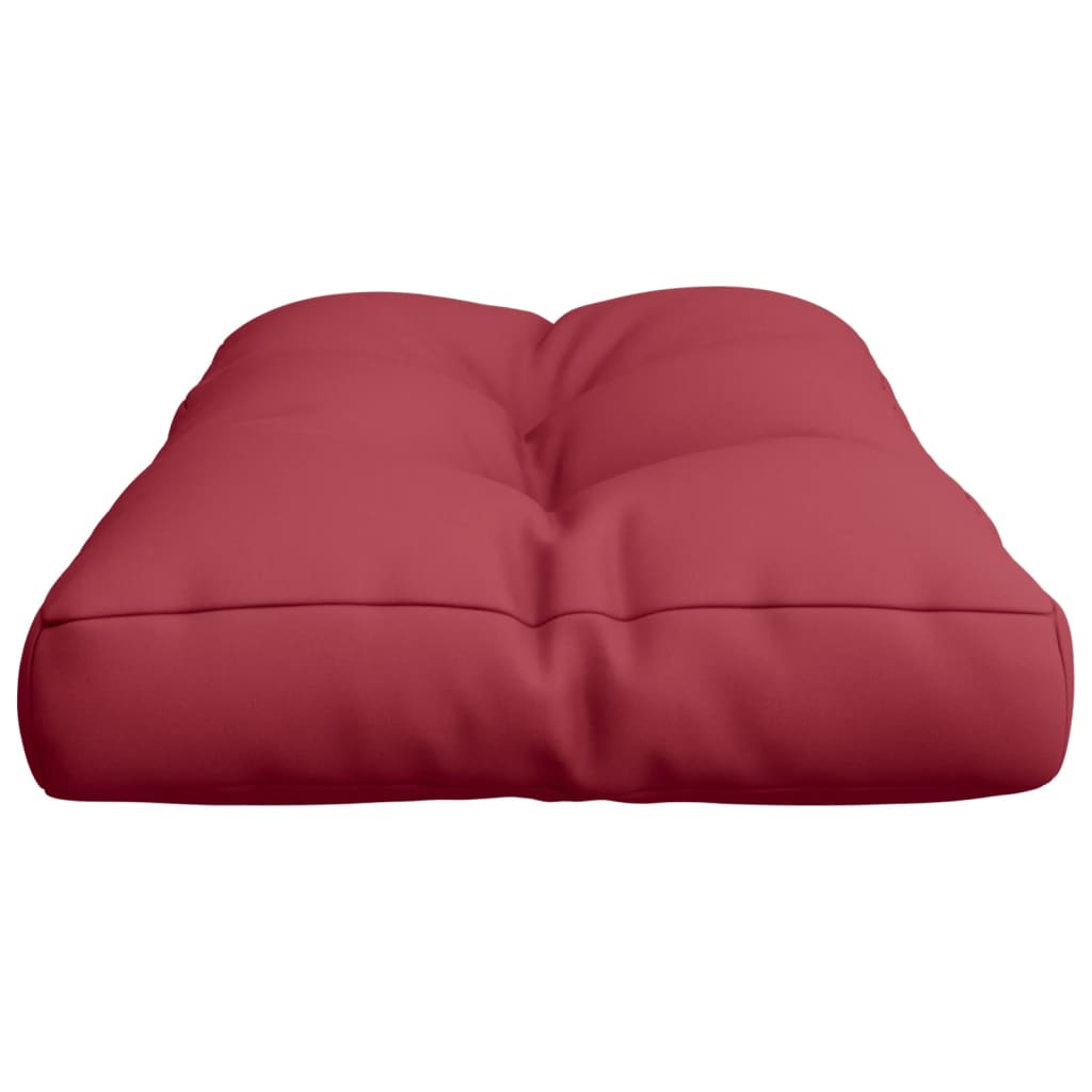 Cuscino per Pallet Rosso Vino 70x40x12 cm in Tessuto | homemem39