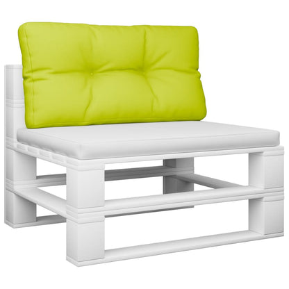 Cuscino per Pallet Verde Brillante 70x40x12 cm in Tessuto | homemem39