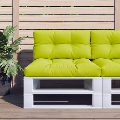 Cuscino per Pallet Verde Brillante 70x40x12 cm in Tessuto | homemem39