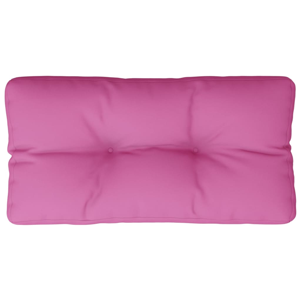 Cuscino per Pallet Rosa 70x40x12 cm in Tessuto